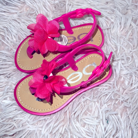 Pink Toddler BEBE Sandals - Picture 2 of 3
